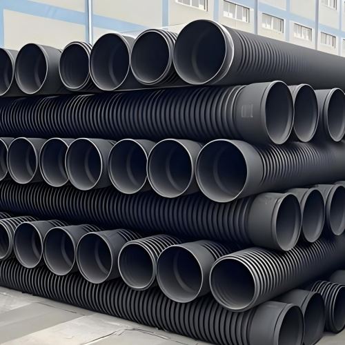 DN800 SN8 HDPE dubbelväggigt korrugerat rör